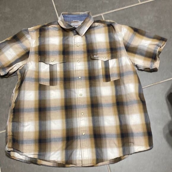 Men’s Carhartt relaxed fit shirt sleeved button down - Picture 2 of 3